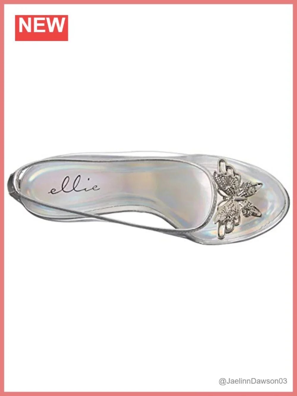 Clear Vinyl High Heel Dress Pump with Rhinestone Applique Slingback Zip
